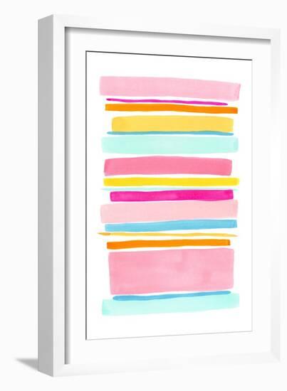 Summer Stripes I-Nikki Galapon-Framed Art Print