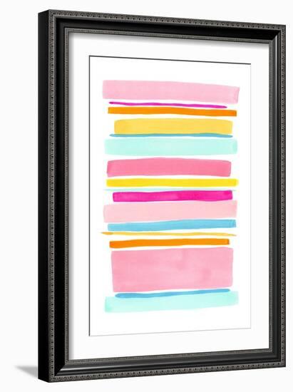 Summer Stripes I-Nikki Galapon-Framed Art Print