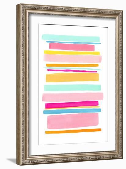 Summer Stripes II-Nikki Galapon-Framed Art Print