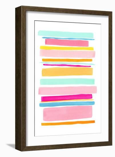 Summer Stripes II-Nikki Galapon-Framed Art Print