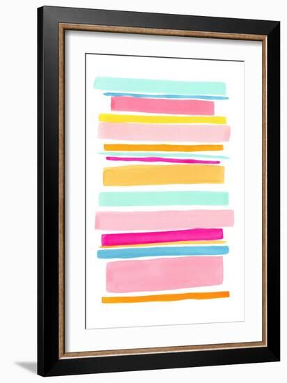 Summer Stripes II-Nikki Galapon-Framed Art Print