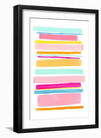 Summer Stripes II-Nikki Galapon-Framed Art Print