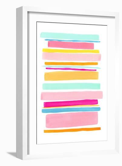 Summer Stripes II-Nikki Galapon-Framed Art Print