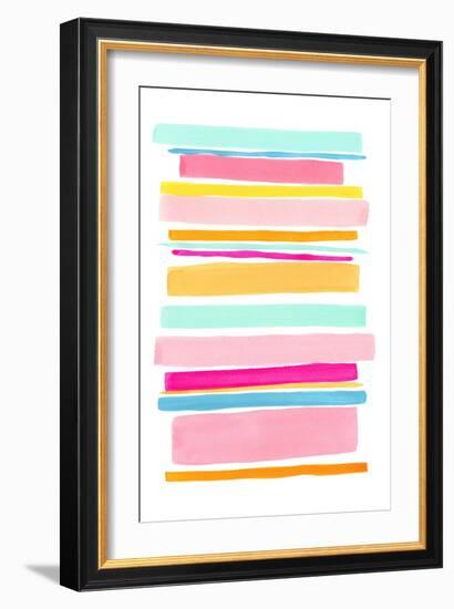 Summer Stripes II-Nikki Galapon-Framed Art Print