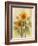 Summer Sunflowers II on Barnboard-Albena Hristova-Framed Art Print