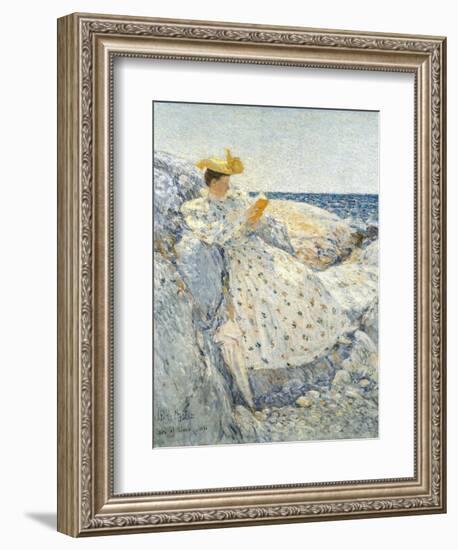 Summer Sunlight (Isles of Shoal), 1892-Childe Hassam-Framed Giclee Print