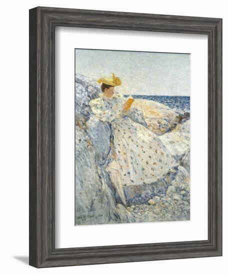 Summer Sunlight (Isles of Shoal), 1892-Childe Hassam-Framed Giclee Print