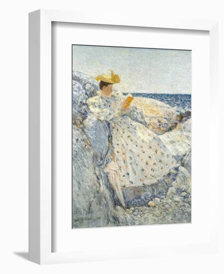 Summer Sunlight (Isles of Shoal), 1892-Childe Hassam-Framed Giclee Print