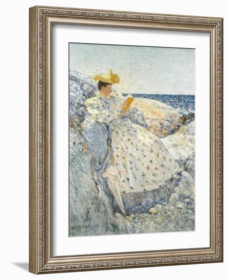 Summer Sunlight (Isles of Shoal), 1892-Childe Hassam-Framed Giclee Print