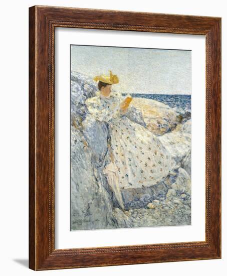 Summer Sunlight (Isles of Shoal), 1892-Childe Hassam-Framed Giclee Print