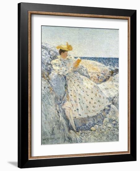 Summer Sunlight (Isles of Shoal), 1892-Childe Hassam-Framed Giclee Print