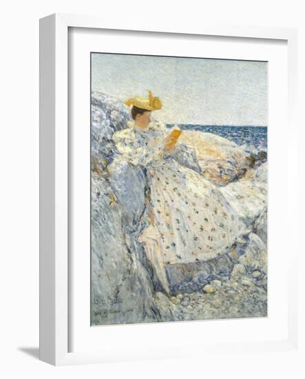 Summer Sunlight (Isles of Shoal), 1892-Childe Hassam-Framed Giclee Print