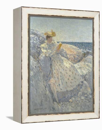 Summer Sunlight (Isles of Shoals)-Childe Hassam-Framed Premier Image Canvas