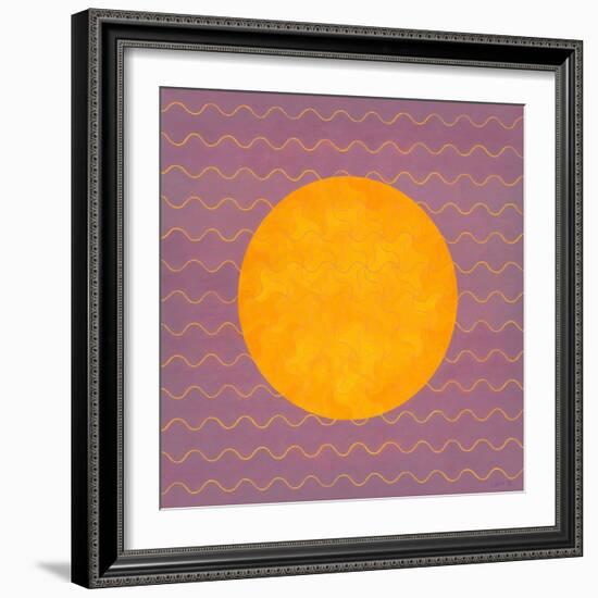 Summer Sunrise, 2022 (Acrylic on Canvas)-Leigh Glover-Framed Giclee Print