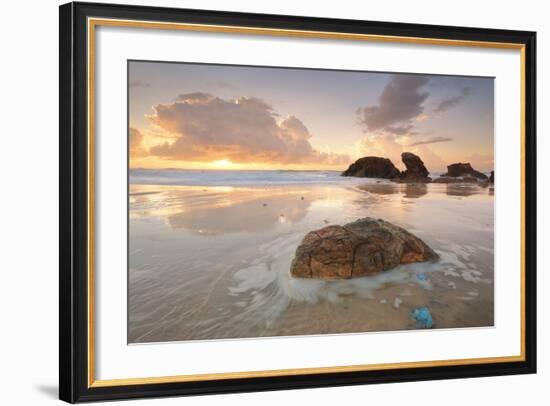 Summer Sunrise at Lighthouse Beach Port Macquarie-lovleah-Framed Photographic Print