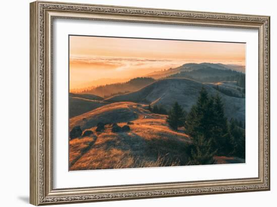 Summer Sunset at Ridgecrest Mount Tamalpais, Northern California-Vincent James-Framed Photographic Print