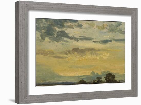 Summer Sunset-John Constable-Framed Giclee Print