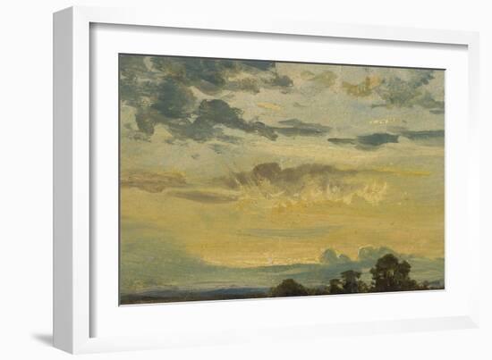 Summer Sunset-John Constable-Framed Giclee Print