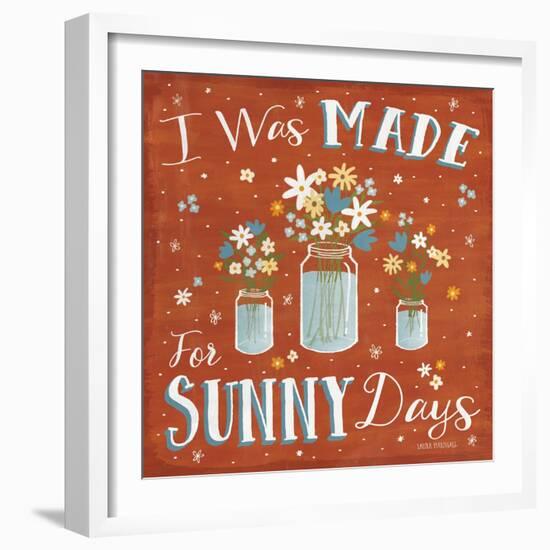 Summer Sunshine VII-Laura Marshall-Framed Art Print