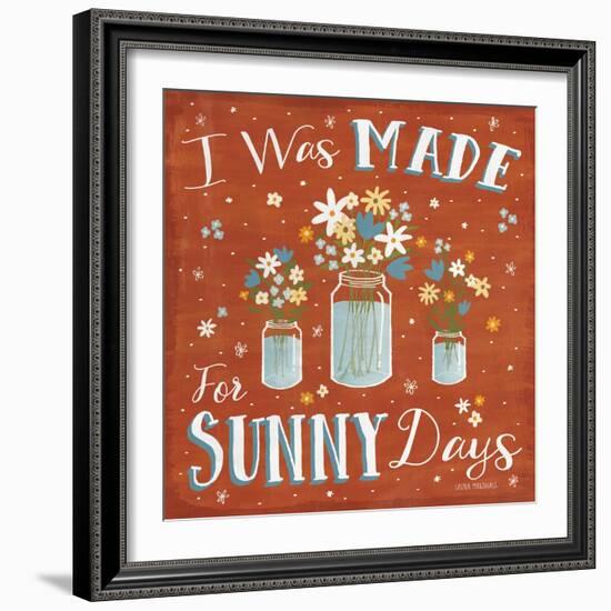 Summer Sunshine VII-Laura Marshall-Framed Art Print