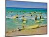 Summer Surfing, St Ives, 2019 (Oil on Canvas)-Andrew Macara-Mounted Giclee Print