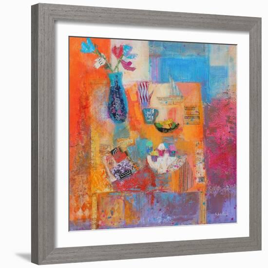 Summer Table-Sylvia Paul-Framed Giclee Print