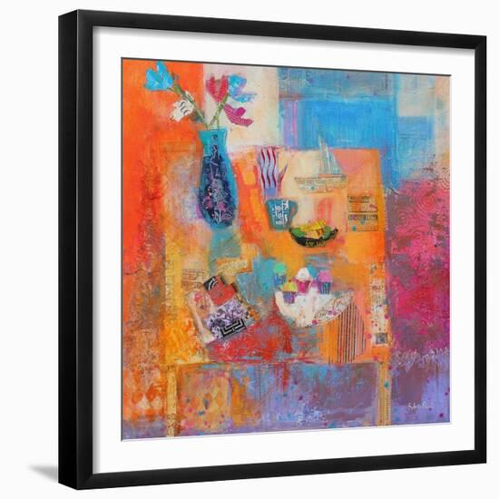 Summer Table-Sylvia Paul-Framed Giclee Print