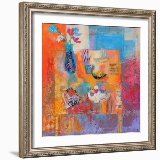 Summer Table-Sylvia Paul-Framed Giclee Print