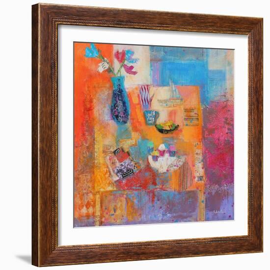 Summer Table-Sylvia Paul-Framed Giclee Print