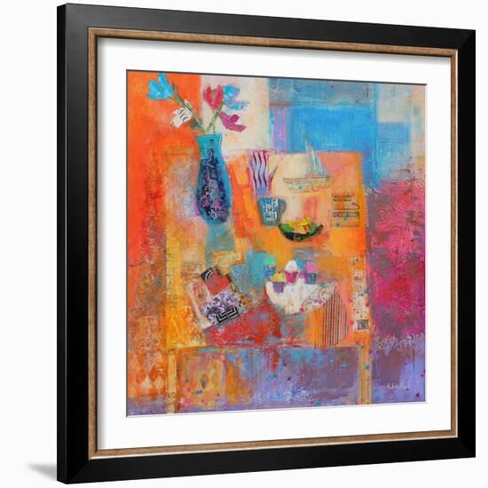 Summer Table-Sylvia Paul-Framed Giclee Print