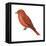 Summer Tanager (Piranga Rubra), Birds-Encyclopaedia Britannica-Framed Stretched Canvas