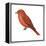 Summer Tanager (Piranga Rubra), Birds-Encyclopaedia Britannica-Framed Stretched Canvas