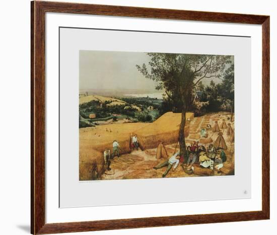 Summer, The Harvesters-Pieter Bruegel the Elder-Framed Collectable Print
