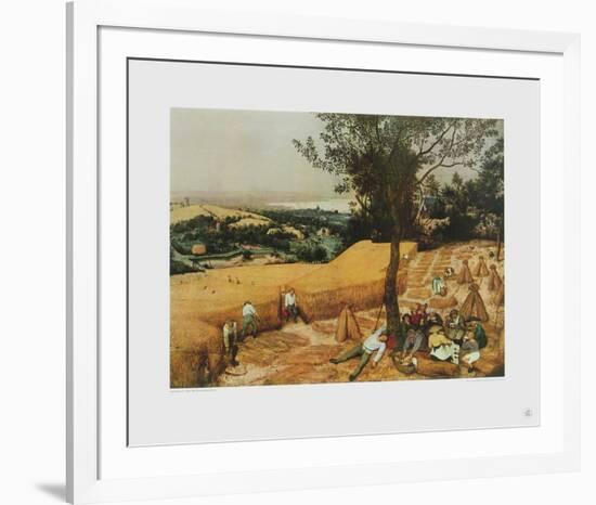 Summer, The Harvesters-Pieter Bruegel the Elder-Framed Collectable Print