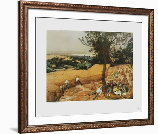 Summer, The Harvesters-Pieter Bruegel the Elder-Framed Collectable Print