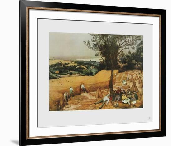 Summer, The Harvesters-Pieter Bruegel the Elder-Framed Collectable Print