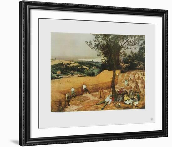 Summer, The Harvesters-Pieter Bruegel the Elder-Framed Collectable Print