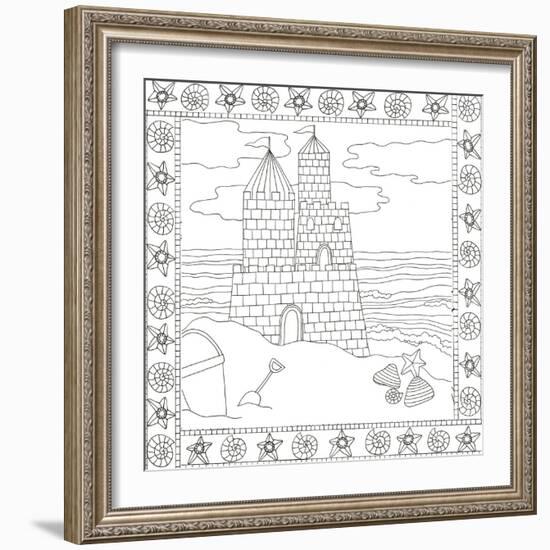 Summer Time Castle-Pam Varacek-Framed Art Print