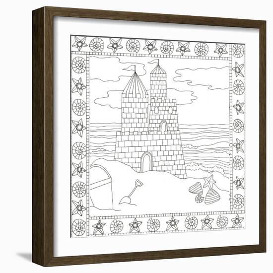 Summer Time Castle-Pam Varacek-Framed Art Print