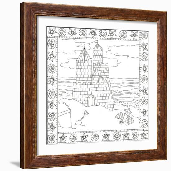 Summer Time Castle-Pam Varacek-Framed Art Print