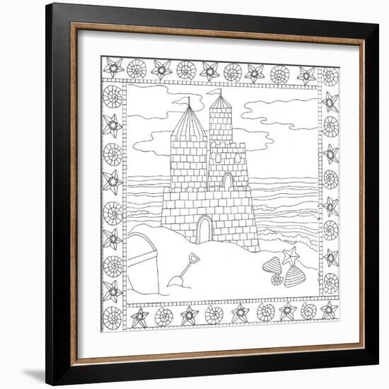 Summer Time Castle-Pam Varacek-Framed Art Print