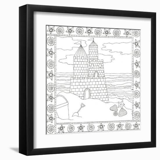 Summer Time Castle-Pam Varacek-Framed Art Print