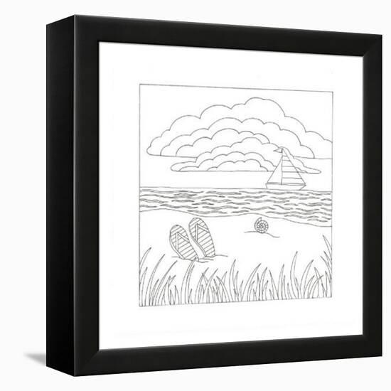 Summer Time Fun-Pam Varacek-Framed Stretched Canvas