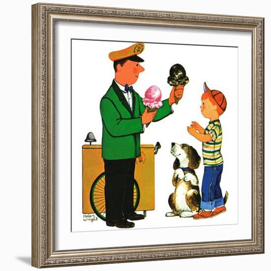 Summer Treat - Jack and Jill, July 1962-Helen Wright-Framed Giclee Print