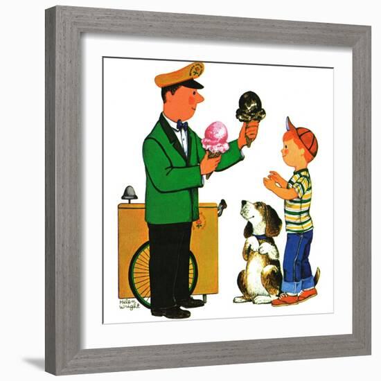 Summer Treat - Jack and Jill, July 1962-Helen Wright-Framed Giclee Print