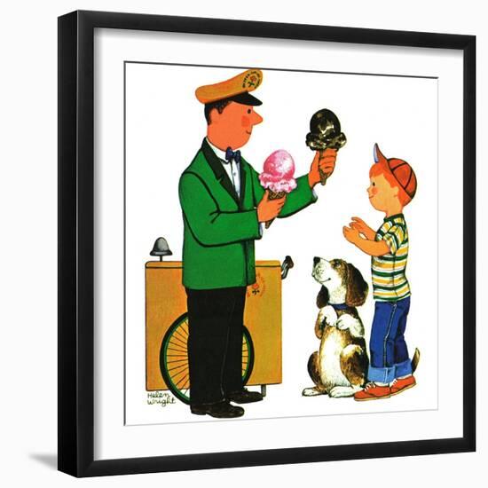 Summer Treat - Jack and Jill, July 1962-Helen Wright-Framed Giclee Print