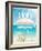 Summer Tropical Poster-avean-Framed Art Print