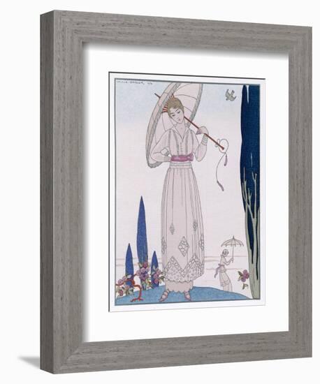 Summer Tunic Dress-Georges Barbier-Framed Art Print