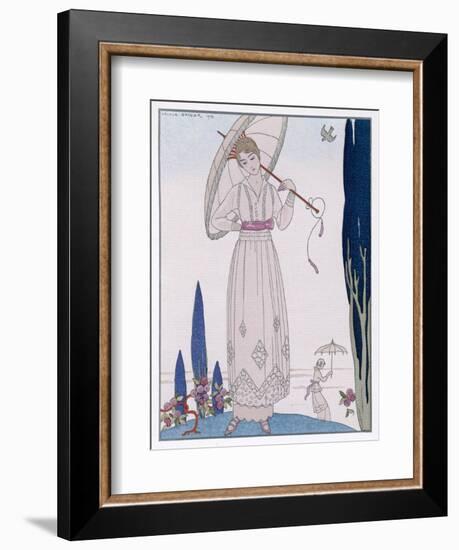 Summer Tunic Dress-Georges Barbier-Framed Art Print