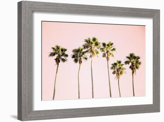 Summer V Pink-Laura Marshall-Framed Art Print